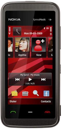 Nokia 5530 XpressMusic Black Red - www.mobilhouse.cz