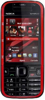 Nokia 5730 XpressMusic Black Red - www.mobilhouse.cz