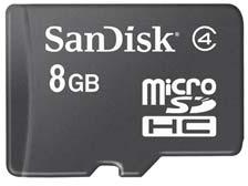 Sandisk microSDHC 8GB - www.mobilhouse.cz