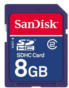 Sandisk SDHC Card class2 8GB - www.mobilhouse.cz